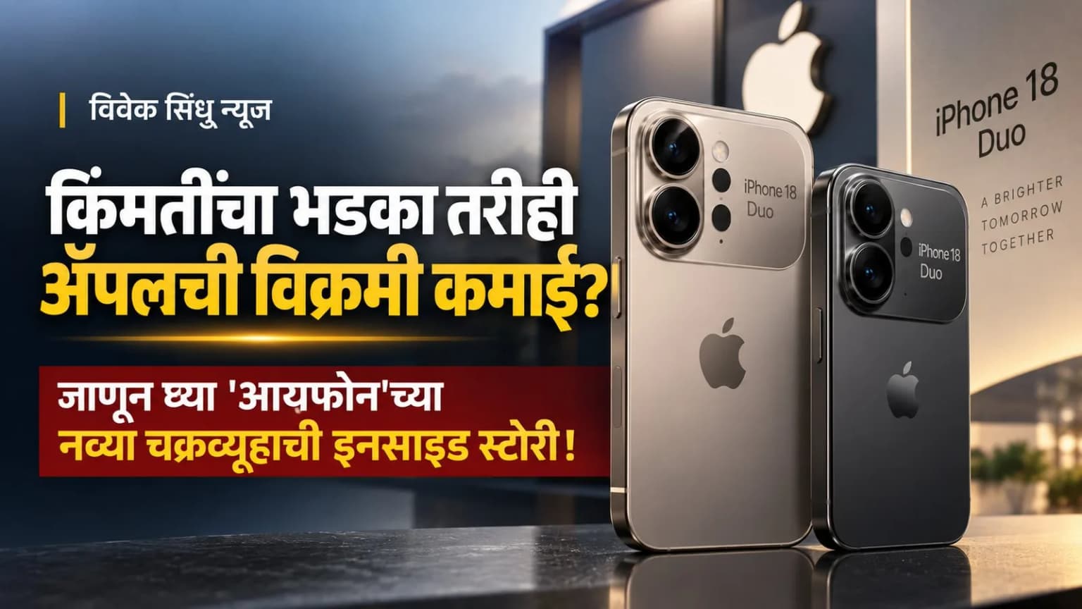 किंमतींचा भडका तरीही ॲपलची विक्रमी कमाई? जाणून घ्या 'आयफोन'च्या नव्या चक्रव्यूहाची इनसाइड स्टोरी!