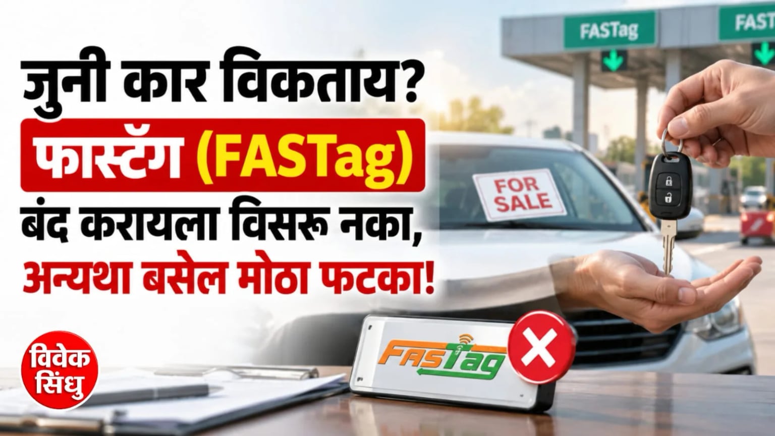 जुनी कार विकताय? फास्टॅग (FASTag) बंद करायला विसरू नका, अन्यथा बसेल मोठा फटका!