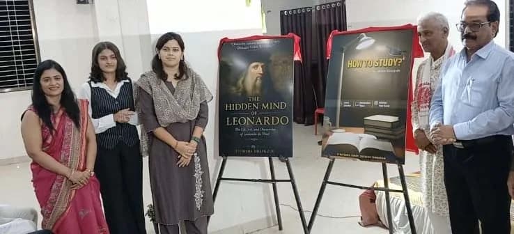 अंबाजोगाईत धायगुडे माय-लेकींच्या पुस्तकांचा दिमाखदार प्रकाशन सोहळा; अभ्यासाचे तंत्र आणि लिओनार्डोच्या रहस्यमय बुद्धिमत्तेचा उलगडा