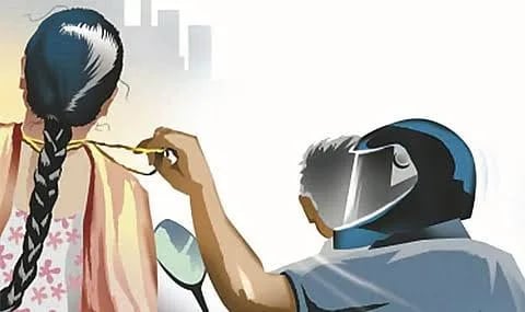 मॉर्निंग वॉकला गेलेल्या वृद्ध महिलेच्या गळ्यातील ९० हजारांचे मिनीगंठण पळवले