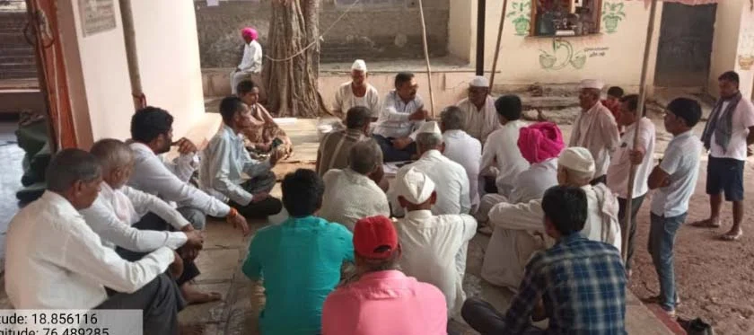 एनडीकेएसपी अंतर्गत इंदपवाडीत हवामान अनुकूल शेती तंत्रज्ञानाचे प्रात्यक्षिक