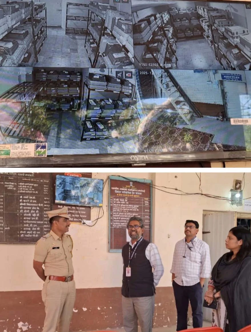 अंबाजोगाई स्ट्रॉंग रूमला कडक सुरक्षा - उपजिल्हाधिकारी वजाळे