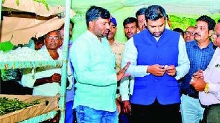 जिल्हाधिकारी विवेक जॉन्सन यांचा गेवराई दौरा