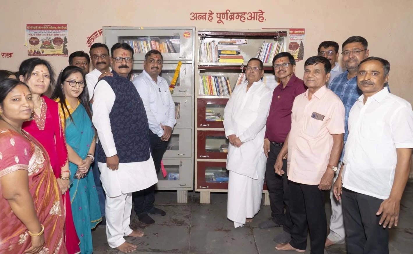 रोटरी क्लब व श्री.योगेश्वरी देवल कमिटी यांचा उपक्रम