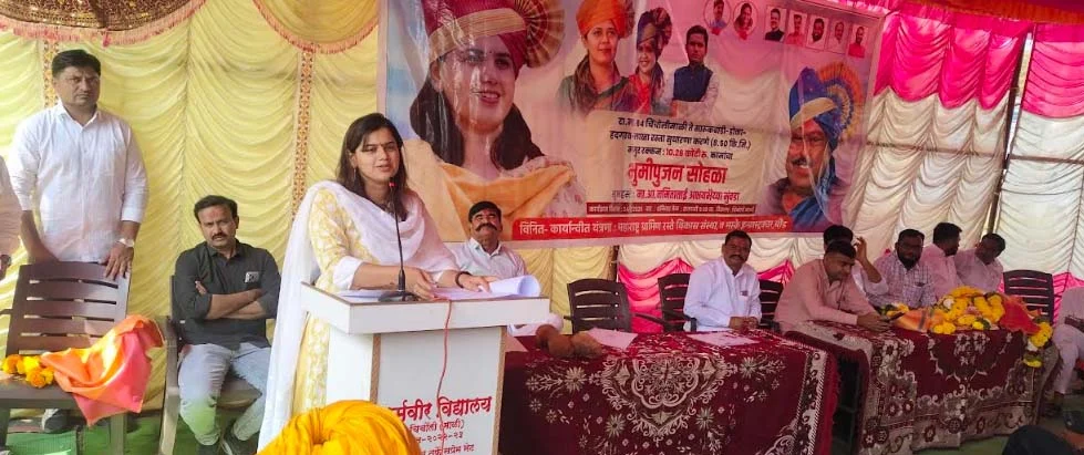 चिंचोलीमाळी ते लाख रस्त्याच्या कामाचे आ नमिताताई मुंदडा यांचे हस्ते भूमिपूजन