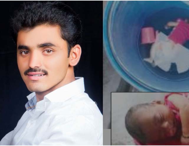 चिमुकल्याला बॅरेलमध्ये टाकून वडिलाची आत्महत्या