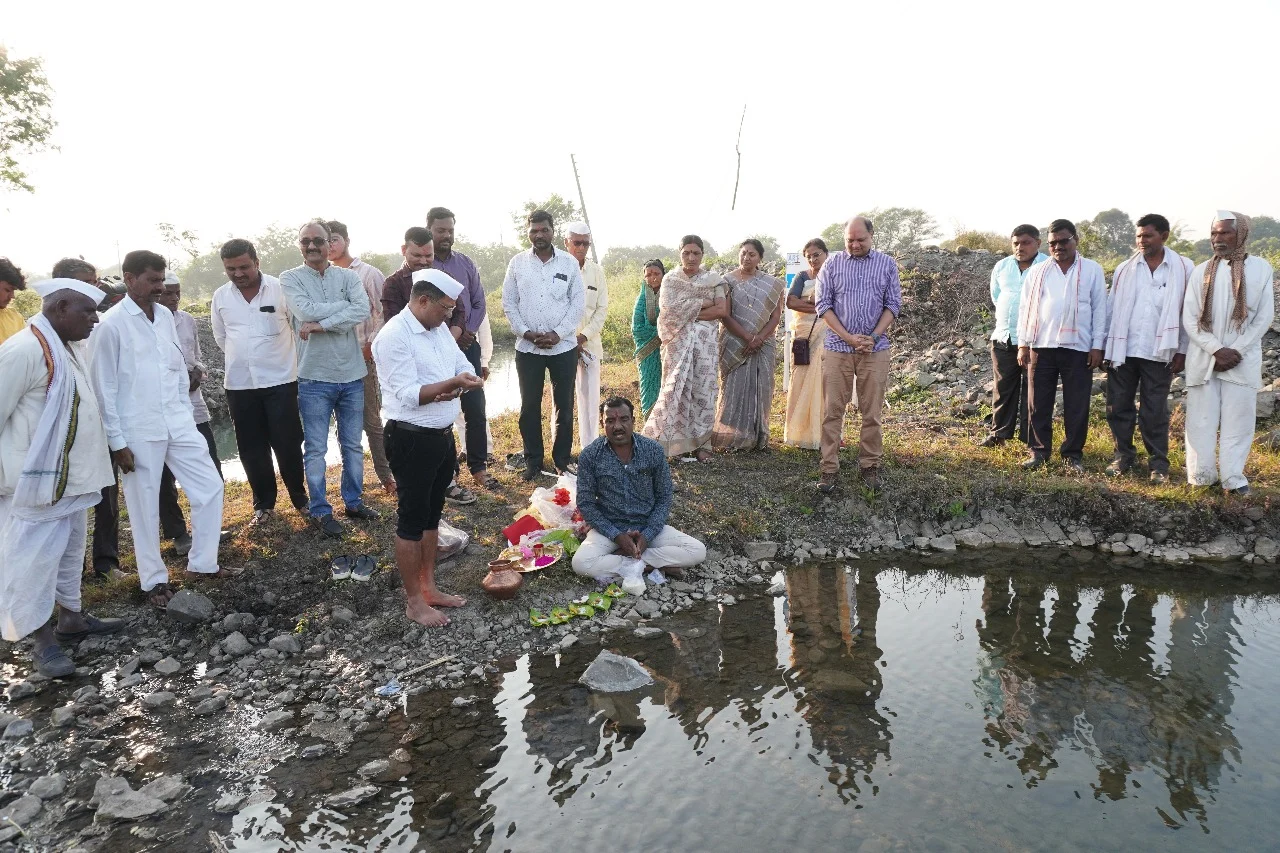 एआरटी संस्थेचा पुढाकार ; जलपूजन उत्साहात