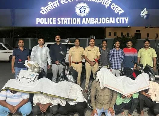 सहा जणांना अटक करून पावणेपाच लाखांचा मुद्देमाल जप्त