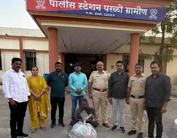 गांज्याच्या अवैध साठ्यावर कारवाई