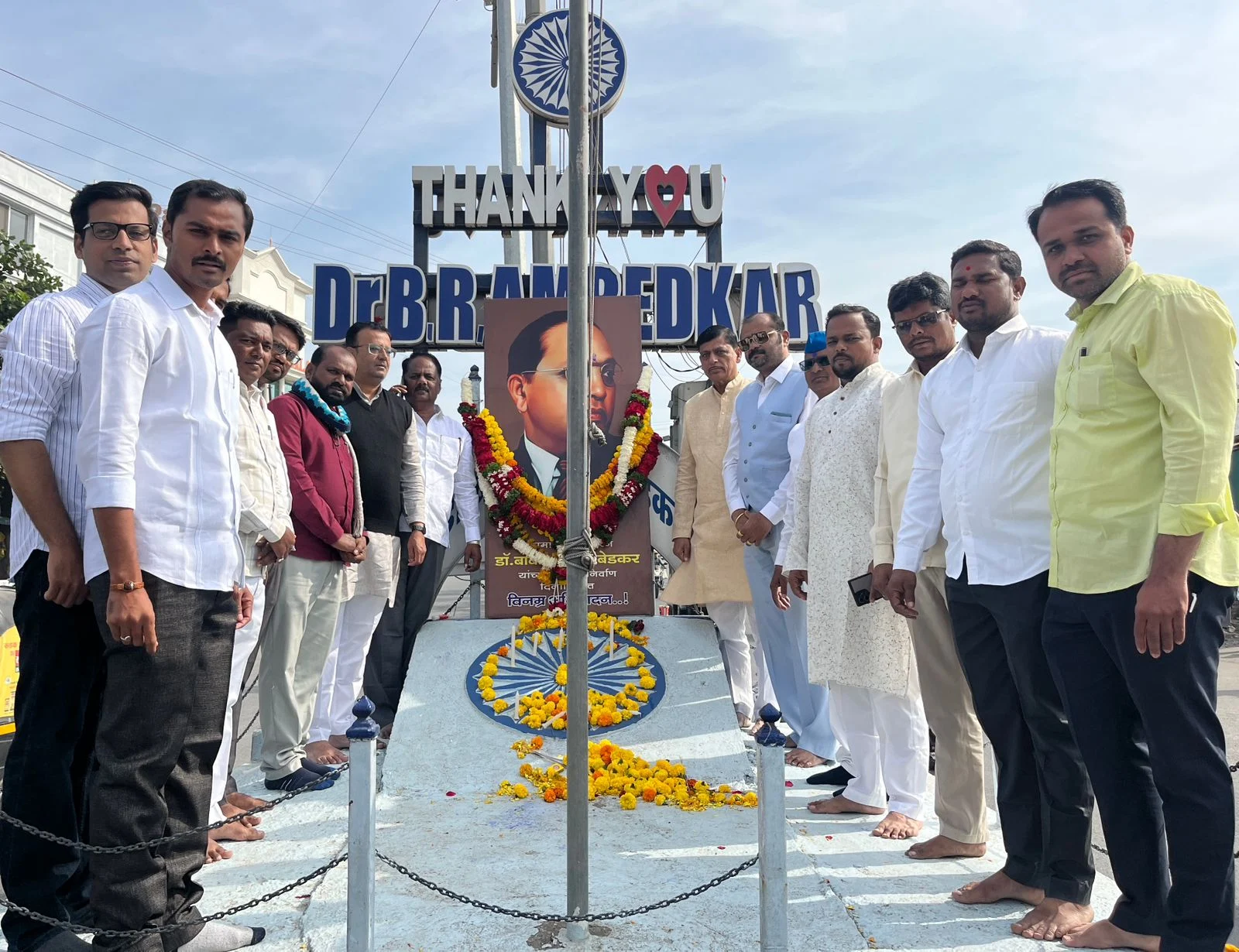 डॉ.बाबासाहेब आंबेडकर यांच्या ६९ व्या महापरिनिर्वाण दिनानिमित्त अभिवादन