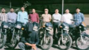 सहा मोटार सायकलसह आरोपी जेरबंद