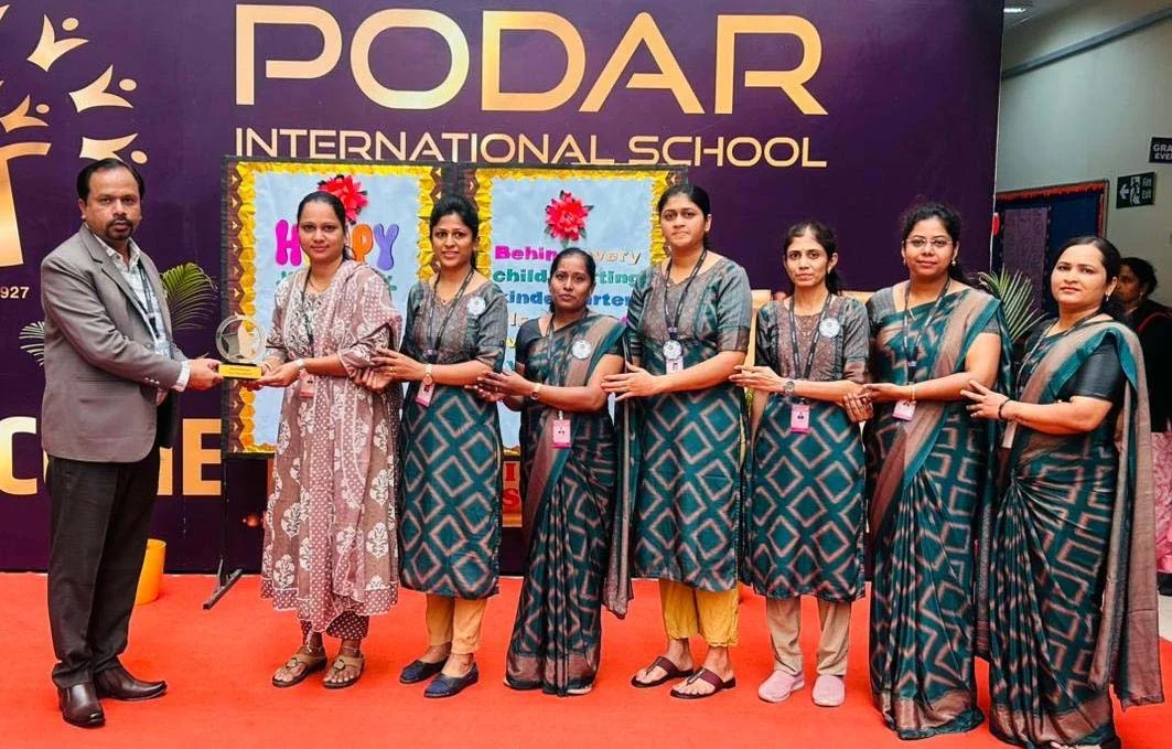 पोदार प्रेप अंबाजोगाईला दोन राष्ट्रीय पुरस्कार; शैक्षणिक क्षेत्रात मानाचा तुरा