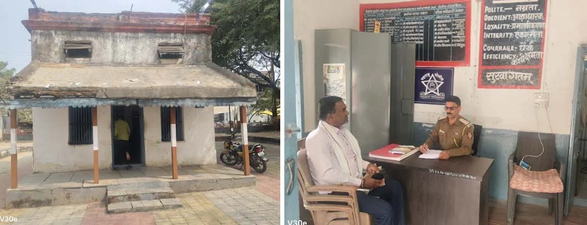 पोलिस निरीक्षक स्वप्नील उनवणे यांच्या प्रयत्नातून नांदुरघाट दूर क्षेत्र पोलिस चौकी झाली अद्यावत