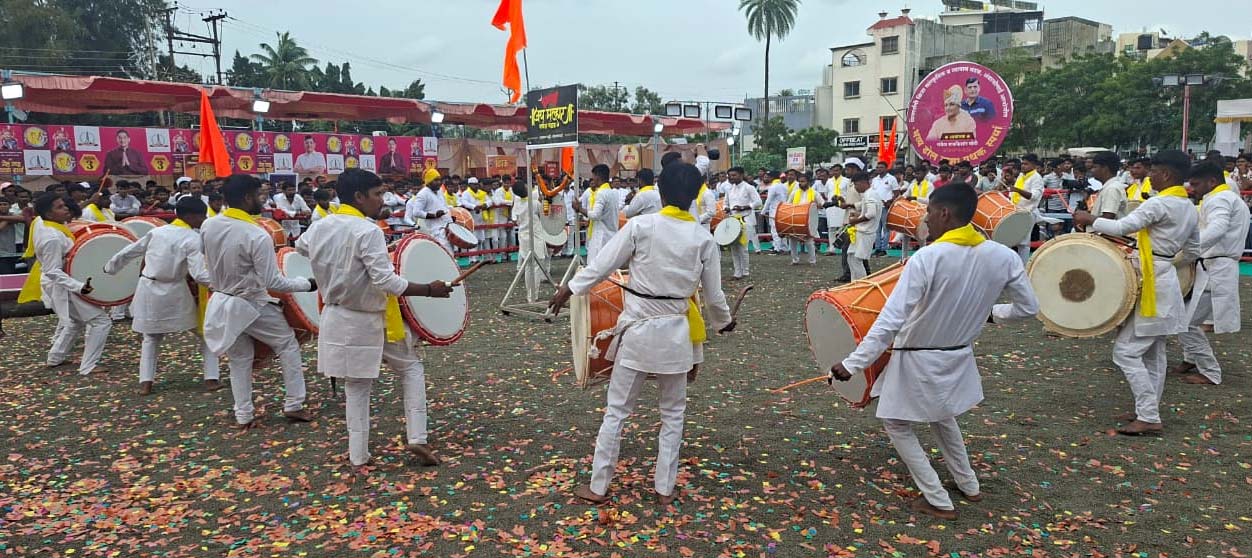 पारंपरिक वाद्य संस्कृती जोपासण्याचे काम प्रियदर्शनी क्रीडा मंडळ करत आहे – पोलिस निरिक्षक शरद जोगदंड