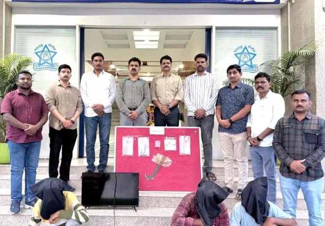 घरफोडी करणारे सराईत चोरटे जेरबंद