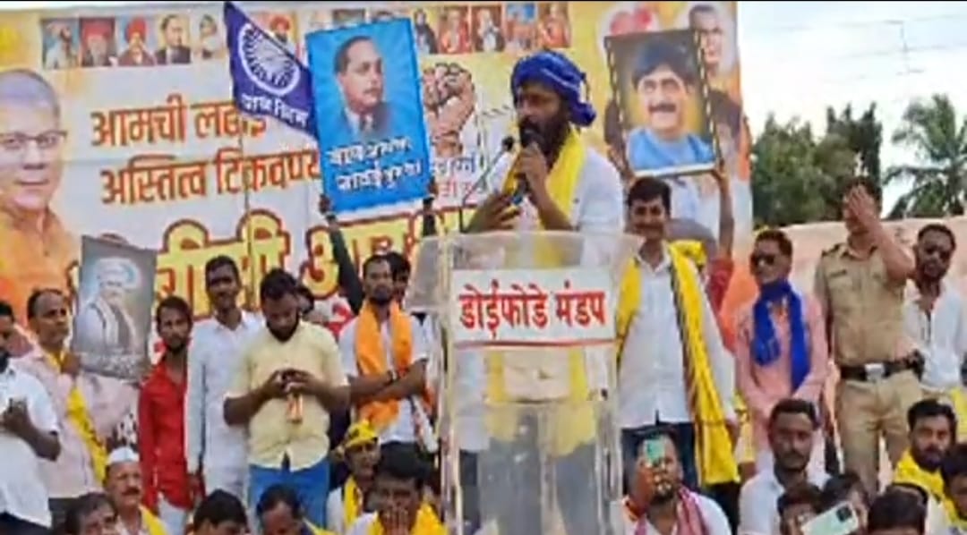 केजमध्ये विराट ओबीसी आरक्षण बचाव मोर्चा