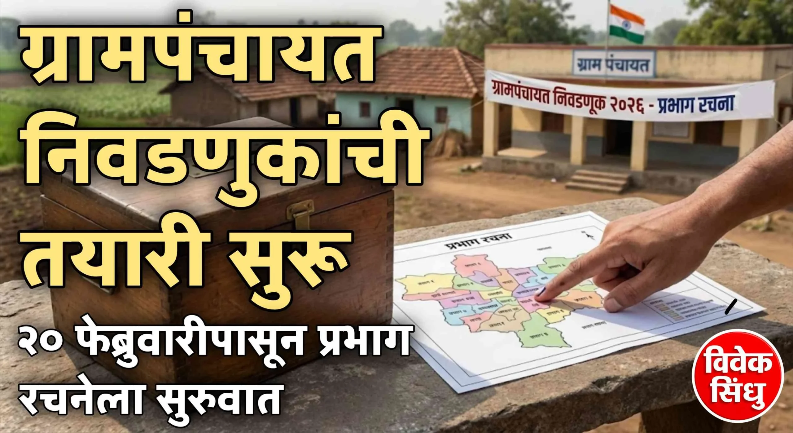 राज्यात ग्रामपंचायत निवडणुकांचे बिगुल वाजले; २० फेब्रुवारीपासून प्रभाग रचनेला सुरुवात