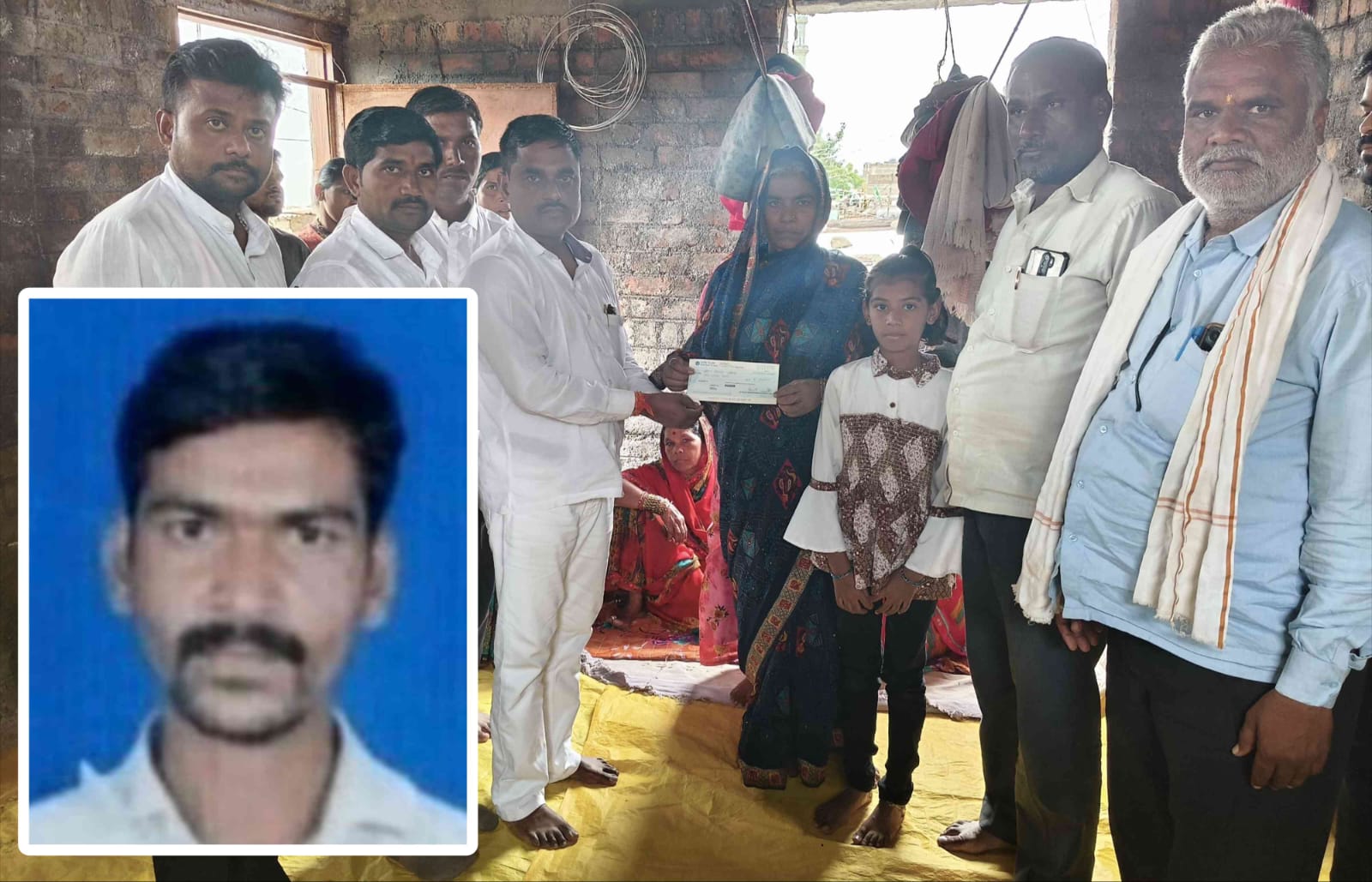 ॲड. माधव जाधव यांचा पुढाकार : सुगावचे मराठा सेवक नितीन चव्हाण यांच्या कुटुंबीयांना दिला आधार, मुलींच्या शिक्षणाची जबाबदारी स्वीकारली