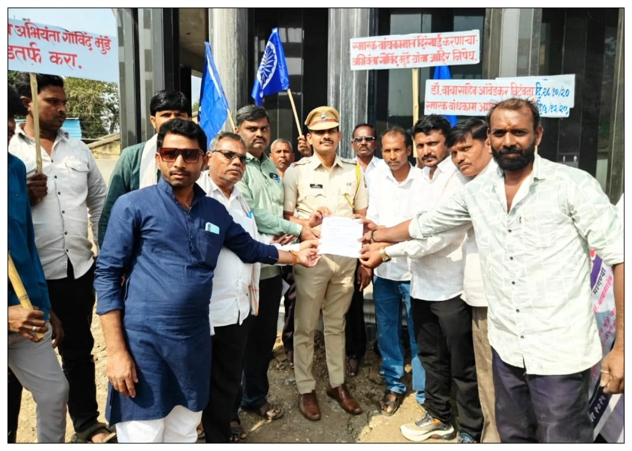 बर्दापूर येथील भारतरत्न डॉ.बाबासाहेब आंबेडकर स्मारक कामात दिरंगाई