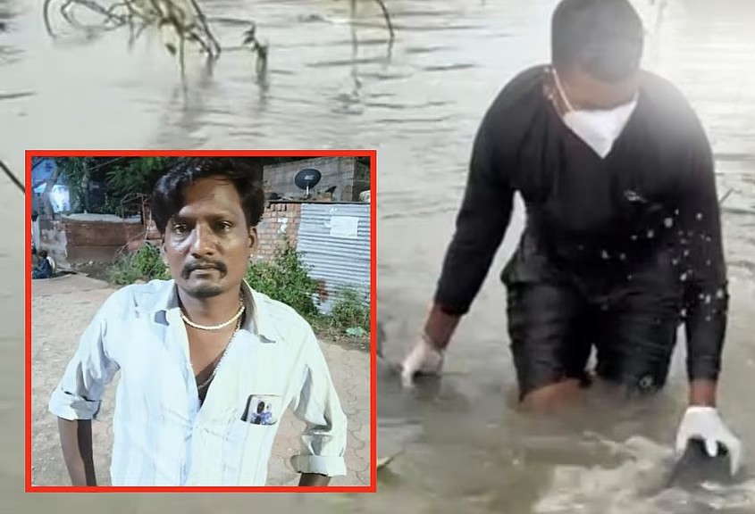 वाण नदीत वाहून गेलेला अनिल लोखंडे याचा मृतदेह तीन दिवसांनी सापडला