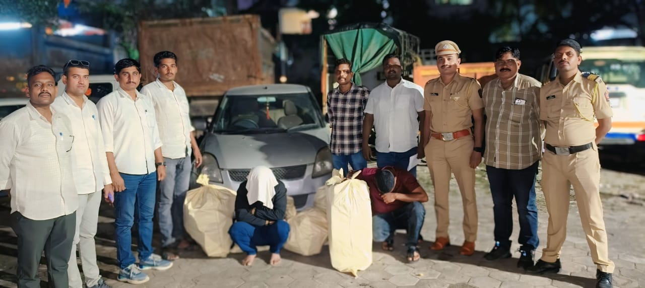 गुटखा वाहतूक करणारी कार पकडली; स्थानिक गुन्हे शाखेची धडाकेबाज कारवाई