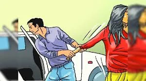 जमीन मोजणीच्या वादातून महिलेला जळत्या लाकडाने मारहाण